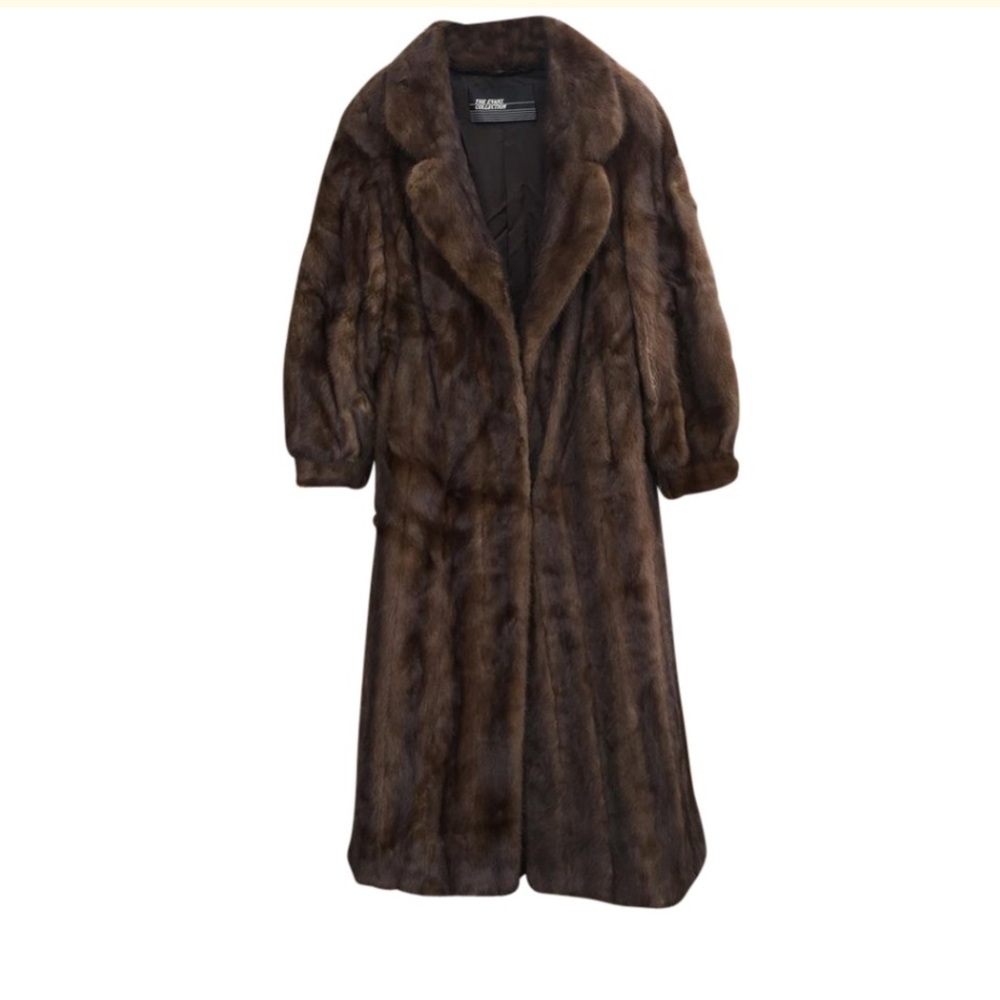 The Evans Collection Long Fur Coat Size 10 (M)